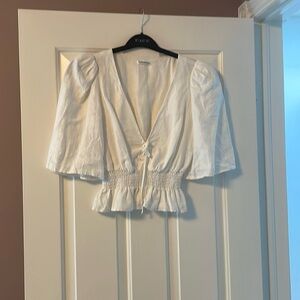 Reformation linen top